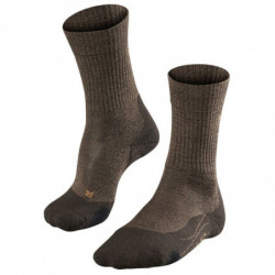 CHAUSSETTES TREKKING TK2 WOOL - HOMME - DARK BROWN