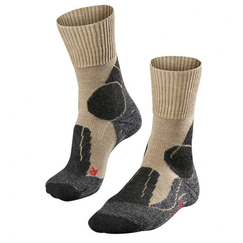 CHAUSSETTES TREKKING FEMME TK1 - NATURE MEL