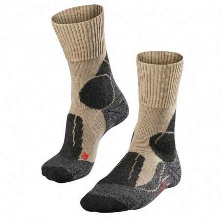 CHAUSSETTES TREKKING FEMME TK1 - NATURE MEL