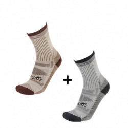 LOT DE 2 PAIRE DE CHAUSSETTES COMPOSTELLE CLIMASOCKS