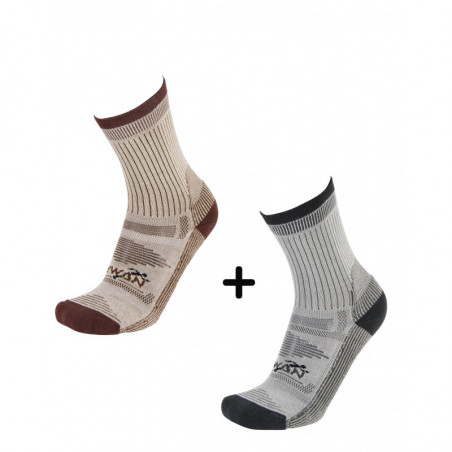 LOT DE 2 PAIRE DE CHAUSSETTES COMPOSTELLE CLIMASOCKS