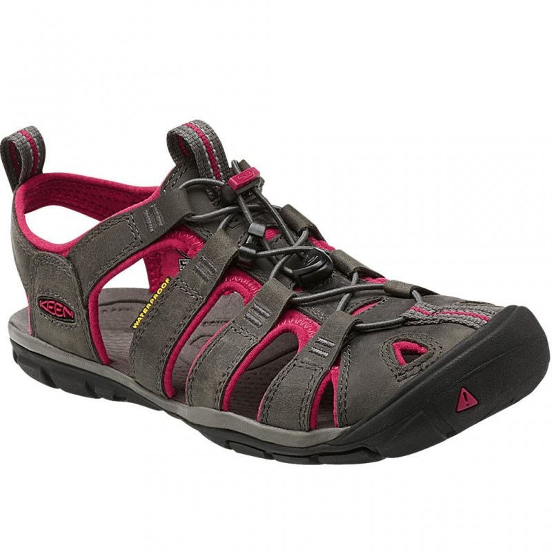 CLEARWATER LEATHER CNX MAGNET SANGRIA FEMME