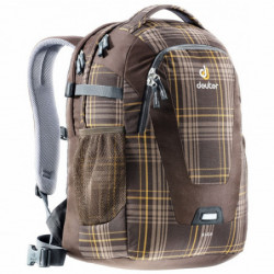 SAC À DOS GIGA - CHOCOLAT QUADRILLÉ