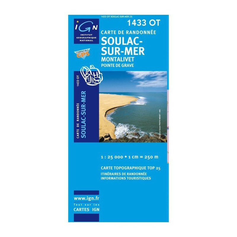 CARTE 1433OT SOULAC-SUR-MER/MONTALIVET/POINTE DE GRAVE